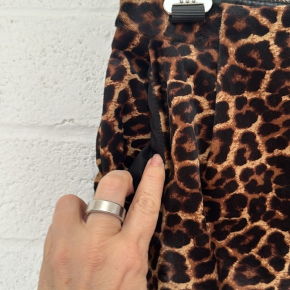 Diane Von Furstenberg Leopard Calf Hair Skirt - Picture 3 of 7